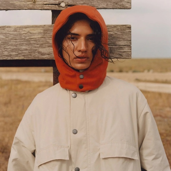 Barbour x Kaptain Sunshine Cruiser Jacket Clay/Orange Size 36 - Picture 3 of 16